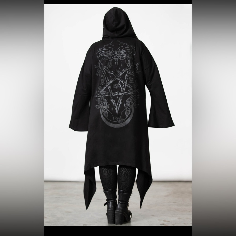 Killstar lunar wizard cardigan hoodie